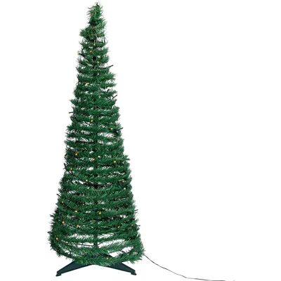 Aigostar Lampe Led Foldable Christmas Tree Warm White 1.8m Ip44 Indoor & Outdoor Dark Green 60 x 180 cm - Publicité Aigostar Lampe Led Foldable Christmas Tree Warm White 1.8m Ip44 Indoor & Outdoor Dark Green 60 x 180 cm - Publicité