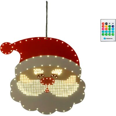 Aigostar Lumière Décorative Music Box Show-window Santa Claus Ip44 Indoor & Outdoor Transparent 30 x 30 cm - Publicité Aigostar Lumière Décorative Music Box Show-window Santa Claus Ip44 Indoor & Outdoor Transparent 30 x 30 cm - Publicité