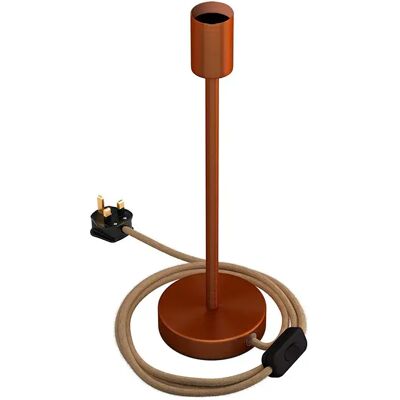 Creative Cables Lampe De Table Alzaluce 30 Cm Satin Copper / Jute One Size - Publicité Creative Cables Lampe De Table Alzaluce 30 Cm Satin Copper / Jute One Size - Publicité