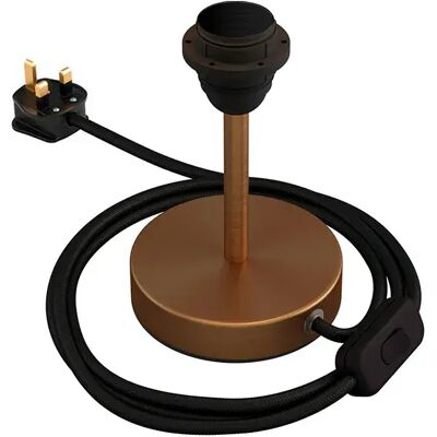 Creative Cables Lampe De Table Alzaluce Shade Ready 10 Cm Satin Brass / Black One Size - Publicité Creative Cables Lampe De Table Alzaluce Shade Ready 10 Cm Satin Brass / Black One Size - Publicité