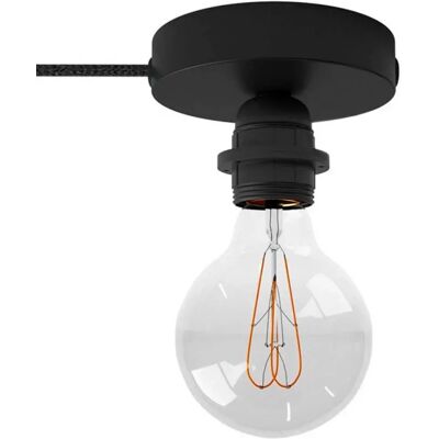 Creative Cables Applique Murale Sans Ampoule Spostaluce E27 Black / Natural Anthracite One Size - Publicité Creative Cables Applique Murale Sans Ampoule Spostaluce E27 Black / Natural Anthracite One Size - Publicité