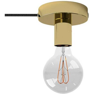 Creative Cables Applique Murale Spostaluce Brass / Black One Size - Publicité Creative Cables Applique Murale Spostaluce Brass / Black One Size - Publicité