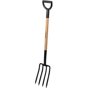 Fourche de Jardin Grouw - 114cm - Manche en Bois et Acier - Publicité Fourche de Jardin Grouw - 114cm - Manche en Bois et Acier - Publicité