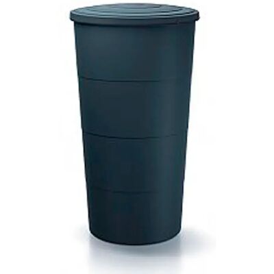 Prosperplast Baril De Pluie Lisse 200l 60x60x106.6 Cm Anthracite One Size - Publicité Prosperplast Baril De Pluie Lisse 200l 60x60x106.6 Cm Anthracite One Size - Publicité