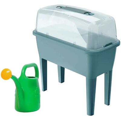 Ensemble Jardin Urbain Prosperplast - Serre 52L et Arrosoir 4,5L - Publicité Ensemble Jardin Urbain Prosperplast - Serre 52L et Arrosoir 4,5L - Publicité