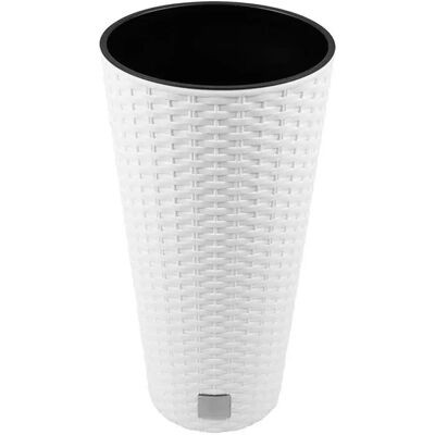 Prosperplast Pot De Fleur Rato 27l 30x30x57.2 Cm White One Size - Publicité Prosperplast Pot De Fleur Rato 27l 30x30x57.2 Cm White One Size - Publicité