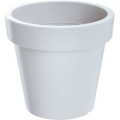 Prosperplast Pot De Fleur Round Lofly 49x49x45.5 Cm White One Size - Publicité Prosperplast Pot De Fleur Round Lofly 49x49x45.5 Cm White One Size - Publicité