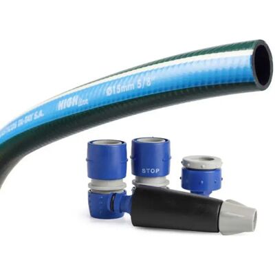 Tatay Tuyau D´arrosage Kit High Line 25 M Blue One Size - Publicité Tatay Tuyau D´arrosage Kit High Line 25 M Blue One Size - Publicité