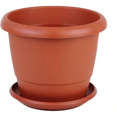 Cofan Pot De Fleurs Rond Gardenia 30x25 Cm 24 Cm 12 Unités Brown One Size - Publicité Cofan Pot De Fleurs Rond Gardenia 30x25 Cm 24 Cm 12 Unités Brown One Size - Publicité