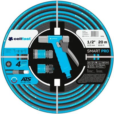 Cellfast Kit Tuyau D´arrosage Smart Pro Blue One Size - Publicité Cellfast Kit Tuyau D´arrosage Smart Pro Blue One Size - Publicité
