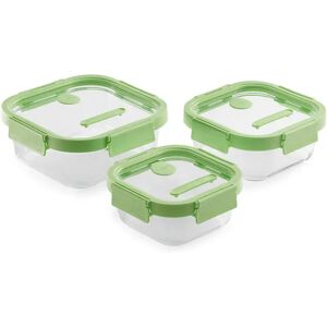 LÉkuÉ Boîte à Lunch 520 800 1100ml 3 Unités Green One Size - Publicité LÉkuÉ Boîte à Lunch 520 800 1100ml 3 Unités Green One Size - Publicité