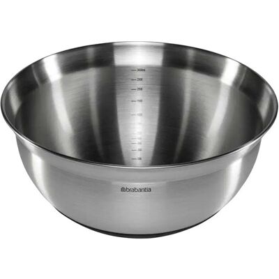Brabantia Bol Mixing Bowl 3l Black One Size - Publicité Brabantia Bol Mixing Bowl 3l Black One Size - Publicité