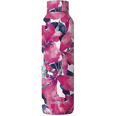 Quokka Pink Bloom 850 ml - Bouteille en métal - Publicité Quokka Pink Bloom 850 ml - Bouteille en métal - Publicité