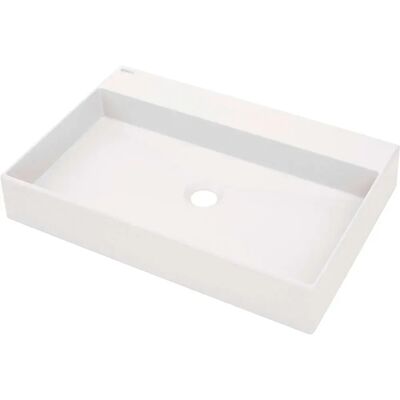 Lave-mains en granit Deante - Espace pour robinet - 60x40 cm - Publicité Lave-mains en granit Deante - Espace pour robinet - 60x40 cm - Publicité