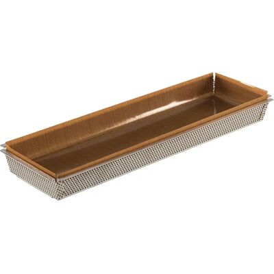 De Buyer Moule à Gâteau Rectangulaire Perforé 35x10.5x3.5 Cm Silver One Size - Publicité De Buyer Moule à Gâteau Rectangulaire Perforé 35x10.5x3.5 Cm Silver One Size - Publicité