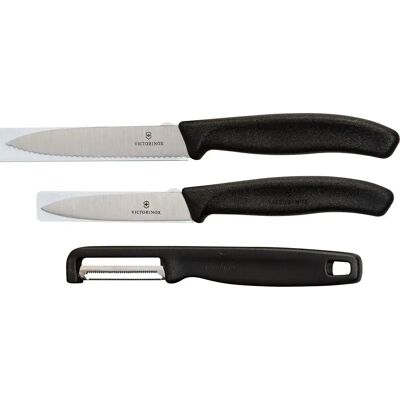 Victorinox Modèle 6.7113.33 Ensemble de couteaux de cuisine - 3 pcs - Publicité Victorinox Modèle 6.7113.33 Ensemble de couteaux de cuisine - 3 pcs - Publicité