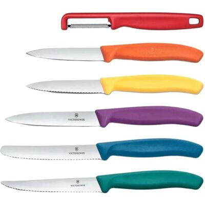 Victorinox SwissClassic 6.7126.6C1 Ensemble de Couteaux de Cuisine - Ensemble de Couteaux - Publicité Victorinox SwissClassic 6.7126.6C1 Ensemble de Couteaux de Cuisine - Ensemble de Couteaux - Publicité