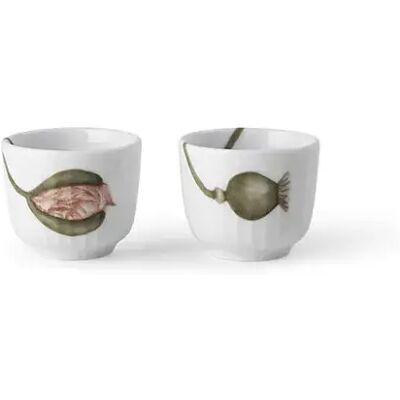 Kähler Coquetier Hammershøi Poppy - Lot de 2 - Blanc - Publicité Kähler Coquetier Hammershøi Poppy - Lot de 2 - Blanc - Publicité