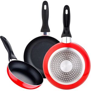 San Ignacio Ensemble De Poêles Navy Red 16/20/24 Cm Red One Size - Publicité San Ignacio Ensemble De Poêles Navy Red 16/20/24 Cm Red One Size - Publicité