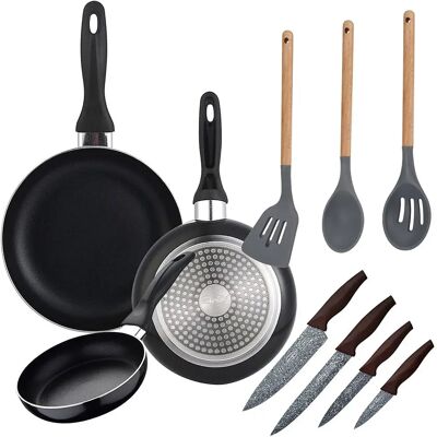Set de Poêles San Ignacio 16/20/24cm - Ensemble Cuisine - Publicité Set de Poêles San Ignacio 16/20/24cm - Ensemble Cuisine - Publicité