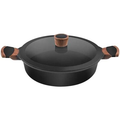 Casserole Supreme Low Xylan - 28cm, Noir, Compatible induction - Publicité Casserole Supreme Low Xylan - 28cm, Noir, Compatible induction - Publicité
