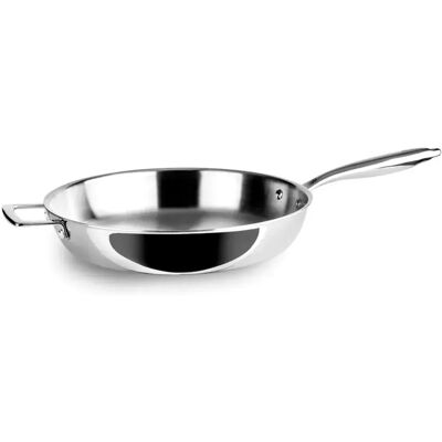 Ibili Poêle à Frire Triply Natural 32 Cm Silver One Size - Publicité Ibili Poêle à Frire Triply Natural 32 Cm Silver One Size - Publicité