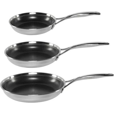 Zwilling Ensemble De Poêles Peak 20+24+28 Cm Silver One Size - Publicité Zwilling Ensemble De Poêles Peak 20+24+28 Cm Silver One Size - Publicité