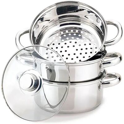 Maestro Ensemble De Casseroles Mr-2900-22 Silver One Size - Publicité Maestro Ensemble De Casseroles Mr-2900-22 Silver One Size - Publicité