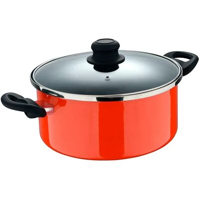 San Ignacio Casserole Valencia Experto Induction Red 24 cm - Publicité San Ignacio Casserole Valencia Experto Induction Red 24 cm - Publicité