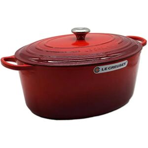 Le Creuset Casserole Signature Roaster Oval 40 Cm Cherry Red One Size