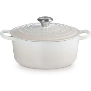Le Creuset Casserole Signature Roaster Round 24 Cm Meringue One Size