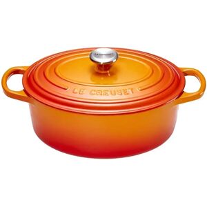 Le Creuset Casserole Signature Oval 27 Cm Orange / Red One Size