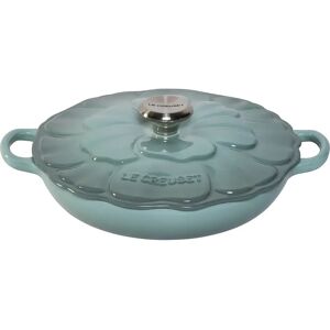 Le Creuset Casserole Blume 26 Cm Light Blue One Size