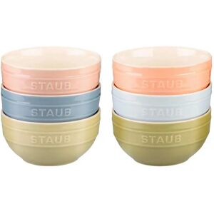 Staub Lot De 6 Bols 14 Cm Multicolor One Size - Publicité Staub Lot De 6 Bols 14 Cm Multicolor One Size - Publicité