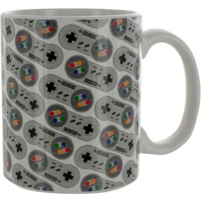 Nintendo Merchandising Tasse Paladone Super Nes Grey / White One Size - Publicité Nintendo Merchandising Tasse Paladone Super Nes Grey / White One Size - Publicité