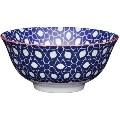 Kitchencraft Bol En Céramique Floral Geometric Print Blue One Size - Publicité Kitchencraft Bol En Céramique Floral Geometric Print Blue One Size - Publicité
