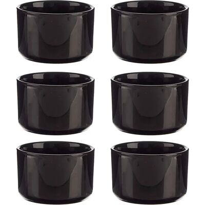 San Ignacio Ensemble De Bols X Vessia 10x10 Cm 6 Unités Black One Size - Publicité San Ignacio Ensemble De Bols X Vessia 10x10 Cm 6 Unités Black One Size - Publicité