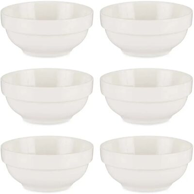 San Ignacio Ensemble De Bols X Vessia 30x20 Cm 6 Unités White One Size - Publicité San Ignacio Ensemble De Bols X Vessia 30x20 Cm 6 Unités White One Size - Publicité