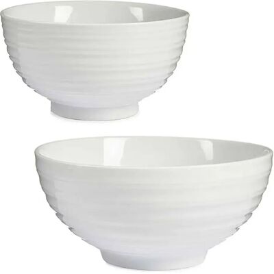 San Ignacio Ensemble De Bols Sanr485 X Vessia 2 Unités White 20 x 20 cm - Publicité San Ignacio Ensemble De Bols Sanr485 X Vessia 2 Unités White 20 x 20 cm - Publicité