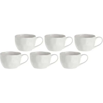 La Porcellana Bianca Set De 6 Mugs De Petit-déjeuner Lunia 420 Ml White One Size - Publicité La Porcellana Bianca Set De 6 Mugs De Petit-déjeuner Lunia 420 Ml White One Size - Publicité