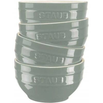 Set de bols en céramique Eucalyptus Staub - 14cm, 4 pièces - Publicité Set de bols en céramique Eucalyptus Staub - 14cm, 4 pièces - Publicité