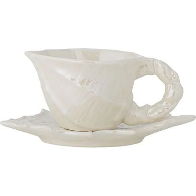 Bloomingville Tasse Shellie White One Size - Publicité Bloomingville Tasse Shellie White One Size - Publicité
