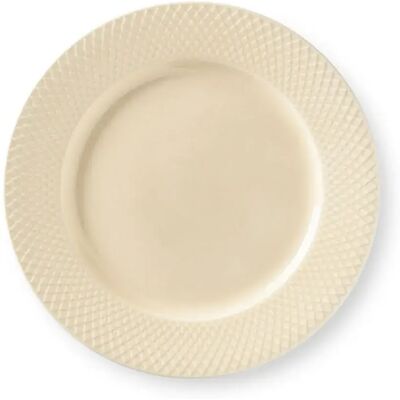 Lyngby Porcelæn Rhombe Earth 27cm Assiette Blanche - Type de Produit - Publicité Lyngby Porcelæn Rhombe Earth 27cm Assiette Blanche - Type de Produit - Publicité