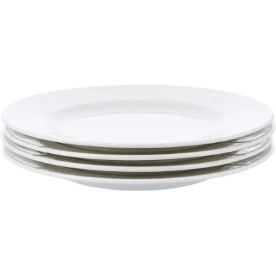 Rosendahl Assiette Plate Gc Oval Plate-30x23 Cm-4 Pieces White One Size - Publicité Rosendahl Assiette Plate Gc Oval Plate-30x23 Cm-4 Pieces White One Size - Publicité