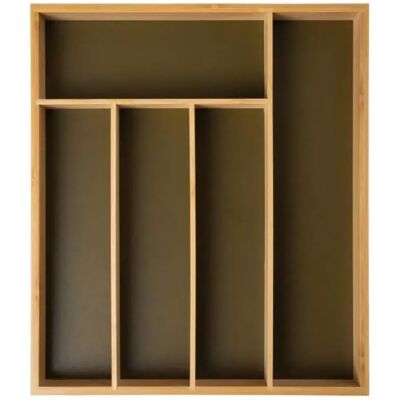 Kitchencraft Plateau à Couverts 36 Cm Green / Wood One Size - Publicité Kitchencraft Plateau à Couverts 36 Cm Green / Wood One Size - Publicité