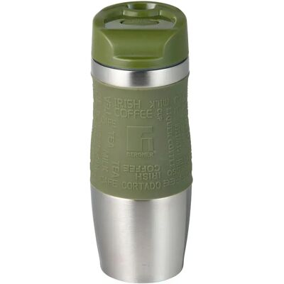 San Ignacio Tasse Acier Inoxydable Experto Travel 360ml Olive Green 8.3 x 21.2 cm - Publicité San Ignacio Tasse Acier Inoxydable Experto Travel 360ml Olive Green 8.3 x 21.2 cm - Publicité