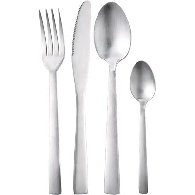 San Ignacio Set De Couverts 24 Pièces Silver One Size - Publicité San Ignacio Set De Couverts 24 Pièces Silver One Size - Publicité