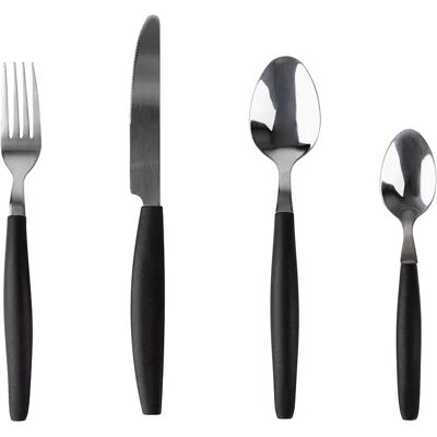 San Ignacio Set De Couverts 32 Pièces Black / Silver One Size - Publicité San Ignacio Set De Couverts 32 Pièces Black / Silver One Size - Publicité