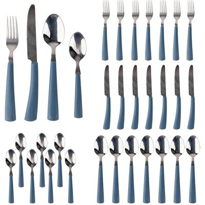San Ignacio Set De Couverts 32 Pièces Blue / Silver One Size - Publicité San Ignacio Set De Couverts 32 Pièces Blue / Silver One Size - Publicité