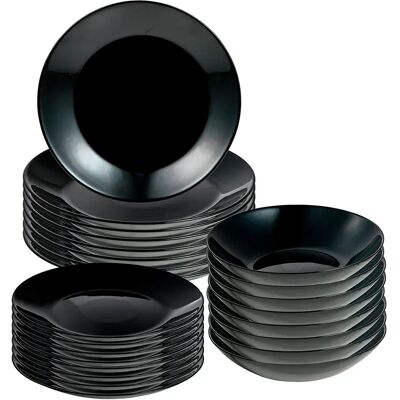 San Ignacio Vaisselle 24 Pièces Black One Size - Publicité San Ignacio Vaisselle 24 Pièces Black One Size - Publicité